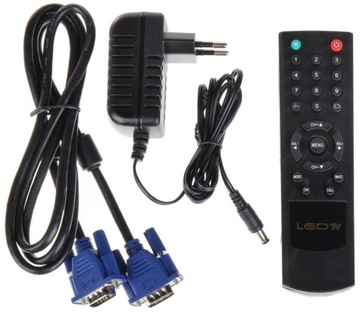МОНИТОР VGA, HDMI, АУДИО, 2XВИДЕО, USB, ПУЛЬТ TFT