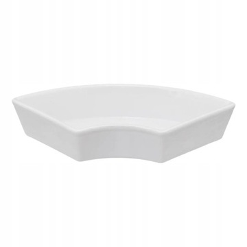 ZESTAW MISEK SALATEREK PORCELANOWYCH DO PRZEKĄSEK DIPÓW + TACA BAMBUSOWA