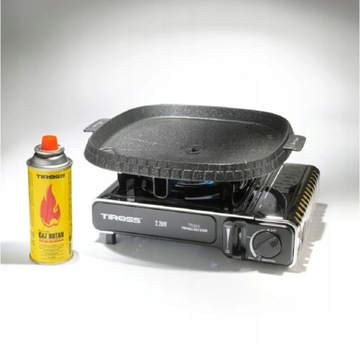Patelnia grillowa Tiross 32 cm aluminiowa TS270