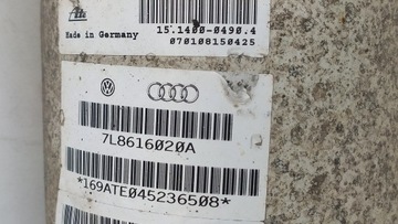 AUDI Q7 4L ПНЕВМАТИЧЕСКИЙ АМОРТИЗАТОР ПРАВЫЙ ПРАВЫЙ 7L8616020A
