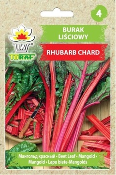 Burak liściowy Rhudbard Chard (czerwony) 5g TORAF