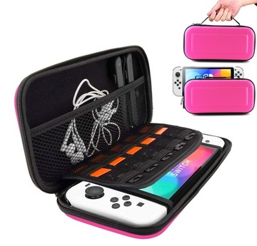 УЛУЧШЕННЫЙ ЧЕХОЛ ДЛЯ NINTENDO SWITCH OLED РОЗОВЫЙ