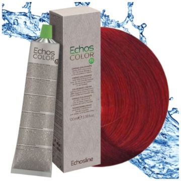ECHOSLINE Farba do Włosów ECHOS COLOR 6.666 100% Pokrycia bez PPD 100ML