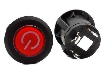 Кнопка переключения автомобиля для 3-контактного аккумулятора 28 мм.