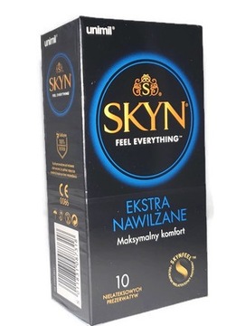 Prezerwatywy Unimil Skyn Extra Nawilżane 10 szt.