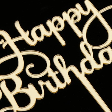 Wszystkiego najlepszego z okazji urodzin alfabet ozdoba na wierzch tortu lustro ciasto wybiera patyczki do ciast opcja 6