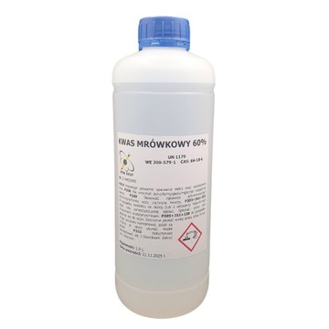 Kwas Mrówkowy 60% 1000ml SOLO do zwalczania Warozy roztwór kwasu mrówkowego