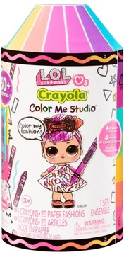 Lalka Crayola Color Me Studio Zestaw Create do stylizacji Lol Surprise