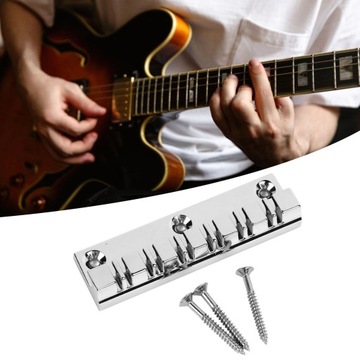 12-струнная струнодержатель металлического цвета