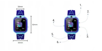 Детские часы CALMEAN EASY IP67 APARAT PL