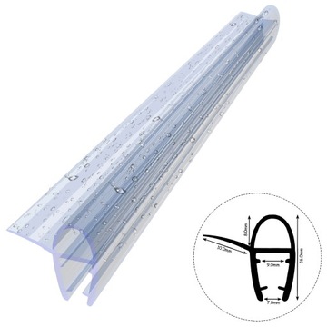 Uszczelka do kabiny prysznicowej D03 8-9mm 40cm