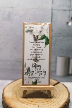 Благодарность крестным родителям, 2-е причастие, крещение