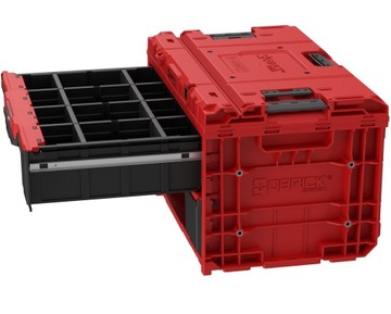 Skrzynka z szufladami Qbrick System ONE 2.0 DRAWER 2 TOOLBOX EXPERT RED