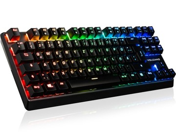 МЕХАНИЧЕСКАЯ КЛАВИАТУРА MODECOM VOLCANO RGB + БЕСПЛАТНАЯ ПОДСТАВКА ДЛЯ ТЕЛЕФОНА