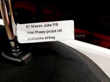 JUKE F15 SEDADLO PRAVÝ PŘEDNÍ UK ULOŽENÍ AIRBAG