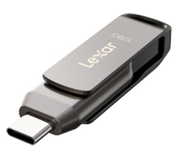 Флеш-накопитель Lexar JumpDrive Dual Drive D400, 128 ГБ, USB 3.1 Type-C