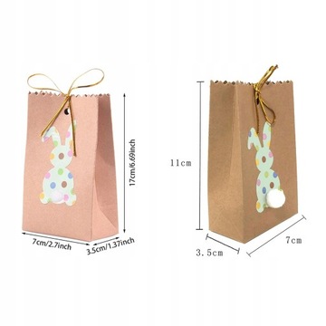 Подарочные пакеты с пасхальным кроликом своими руками