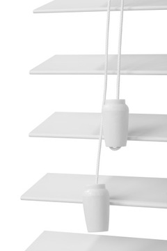 НАСТЕННЫЕ ЖАЛЮЗИ ПВХ 50мм РАЗМЕР 80х180 см БЕЛЫЕ