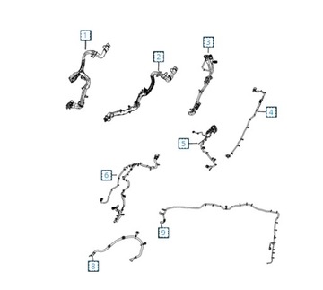 ПРОВОДКА ВЫСОКОГО НАПРЯЖЕНИЯ JEEP WRANGLER JL 2.0T 4xe PHEV