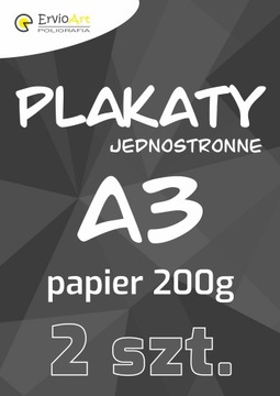 PLAKATY A3 200g - 2 szt.