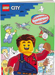 LEGO CITY KOLOROWANKA Z NAKLEJKAMI