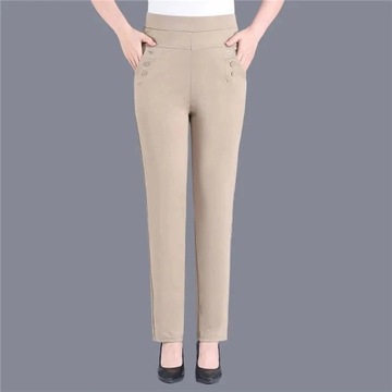 Women Thin Candy Colors Stretch Classic Pants Stra