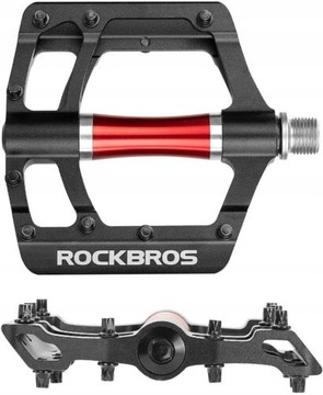 Pedały platformowe rowerowe 12pin ROCKBROS 2020-12BBK CA