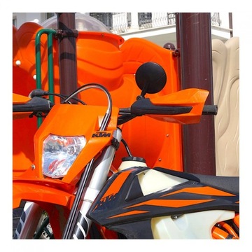 Складное зеркало FAR для мотоциклов и велосипедов с допуском, черное