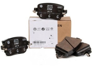 KLOCKI HAMULCOWE PRZÓD VW OE 5N0698151D ASO