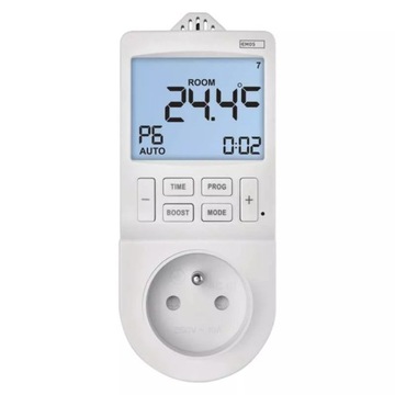 Розеточный термостат с функцией цифрового таймера