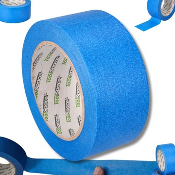 TAŚMA PAPIEROWA MALARSKA NIEBIESKA UV 48mm/50m