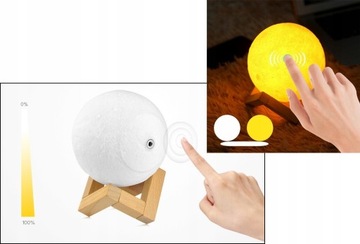 3D-ЛУНА НОЧНОЙ СВЕТИЛЬНИК ⌀15см Окружность 48см ЛУННЫЙ СВЕТ RGB + Пульт дистанционного управления