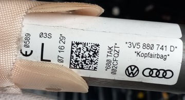 AIRBAG ZÁVĚS LEVÝ PRAVÁ SKODA SUPERB III