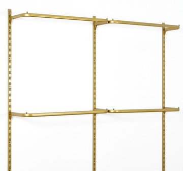 GARDEROBA DWUMODUŁOWA Best-line 200x200 ZŁOTA
