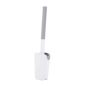 Toilet Scrubber with Silicone Bristles Ventilated Ergonomic Handle Toilet
