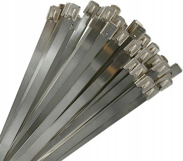 OPASKI ZACISKOWE STALOWE METALOWE 7,9x362 50szt