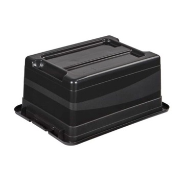 Keeper Очень прочный передвижной ящик, графит. Объем: 33 л.