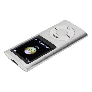 MP3 MP4 ПЛЕЕР БЕСПЛАТНЫЕ НАУШНИКИ СЕРЕБРЯНЫЕ