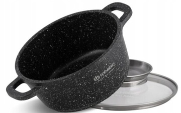Garnek Marmurowy z Dozownikiem 1.3L/16cm EDENBERG