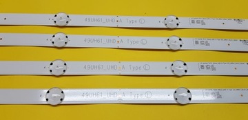 ПОЛОСКИ 49UH61 UHD_A и B 49LH570V 49LH51/LH57 49UH601V 49UH603V 49UH620V