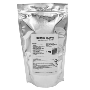 BORAKS Czteroborans sodu 10-wodny 99,99% 1kg