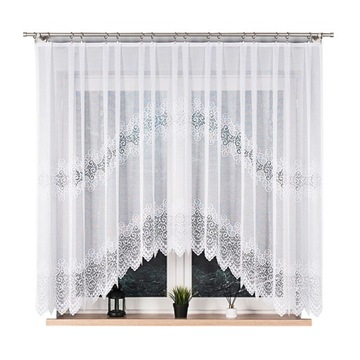 Готовые шторы для гостиной, классическая жаккардовая штора 300х180 см ВИОЛЕТТА