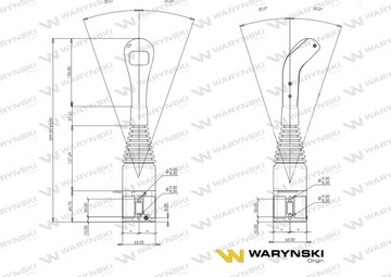 Джойстик для шариковых линий без кнопки IP-6020 Waryński