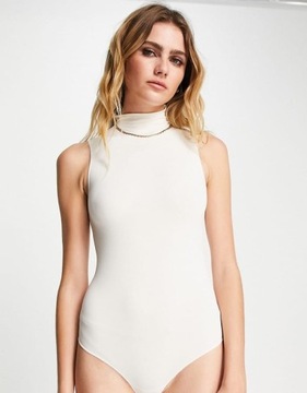 VERO MODA BEZSZWOWE BODY ECRU (S/M)