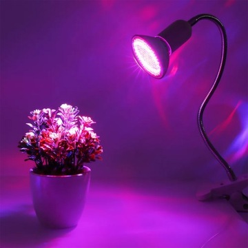 ПАНЕЛЬНАЯ ЛАМПА 200 LED ДЛЯ ВЫРАЩИВАНИЯ РАСТЕНИЙ 20ВТ СИЛЬНЫЙ РОСТ КЛИП