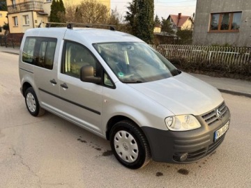 Volkswagen Caddy III Furgon 1.4 80KM 2009 Volkswagen Caddy 7 osob Caddy LIFE 1,4 Benz.80KM Klimatron Parktroniki Ele, zdjęcie 12