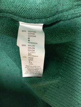 ATS sweter GAP bawełna nylon zielony M