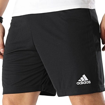 ADIDAS KRÓTKIE SPODENKI MĘSKIE Z KIESZENIAMI ENTRADA 22 Czarne r. M