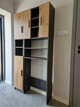 ШКАФ ДЛЯ СТИРАЛЬНОЙ МАШИНЫ + СТОЙКА ДЛЯ ВАННОЙ ARTISAN Шкаф для ванной комнаты 190см СТРОИТЕЛЬСТВО