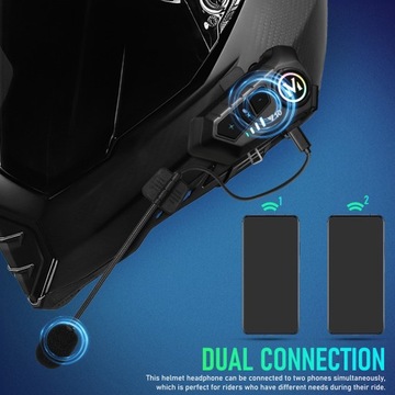 Беспроводные наушники для мотоциклетного шлема.
